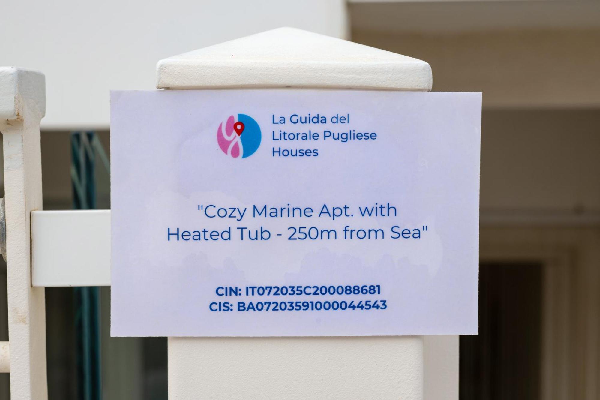 Cozy Marine Apt With Jacuzzi - 250Mt From Sea Polignano a Mare Ngoại thất bức ảnh